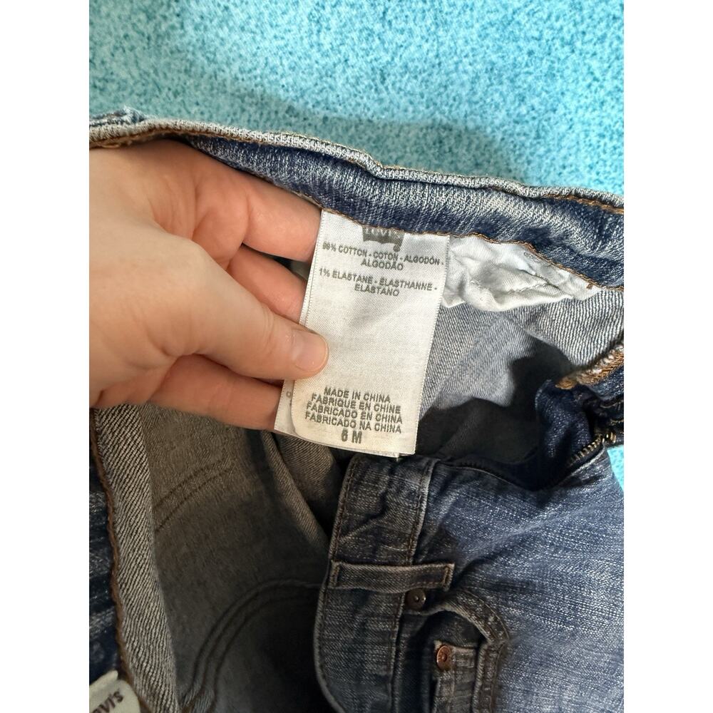 Levi’s 505 Women’s Jeans Size 6M 30x24 Mid Rise Straight Leg Hemmed Blue - Picture 14 of 16